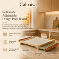 Caluniva™ RollGuide Adjustable Dough Prep Board