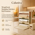 Caluniva™ WrapDock Modular Kitchen Roll Station