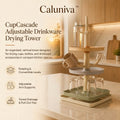 Caluniva™ CupCascade Adjustable Drinkware Drying Tower